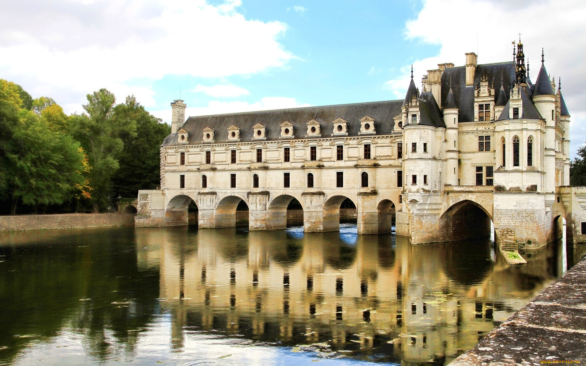 chateau de chenonceau, ,   , , chateau, de, chenonceau